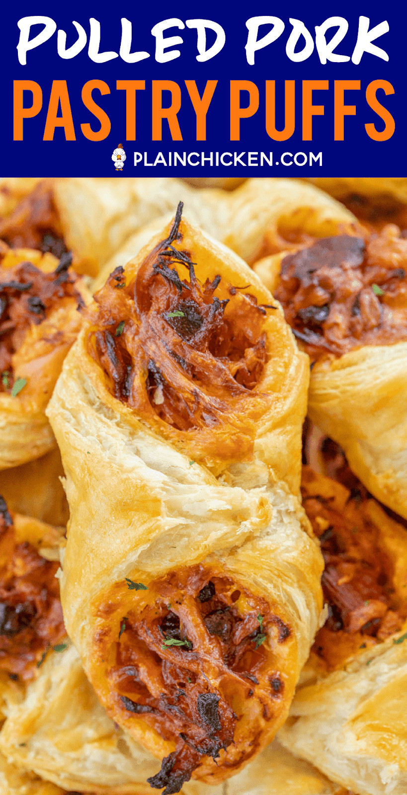 Puff Pastry Dinner Recipes
 Pulled Pork Pastry Puffs Football Friday