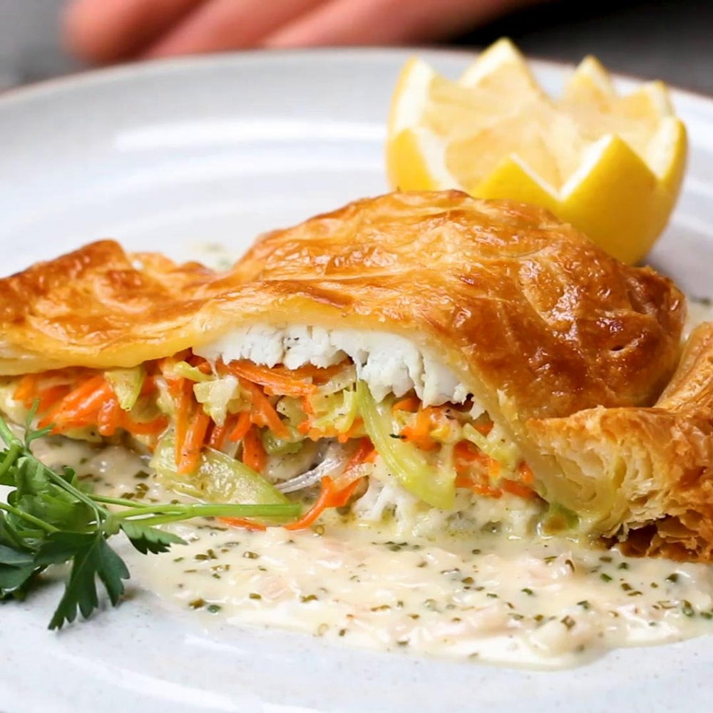 Puff Pastry Dinner Recipes
 Wolfgang Puck s Sea Bass In Puff Pastry Recipe by Tasty