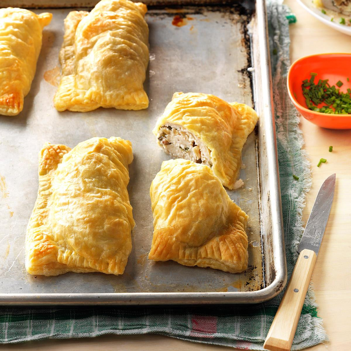 Puff Pastry Dinner Recipes
 Puff Pastry Chicken Bundles Recipe