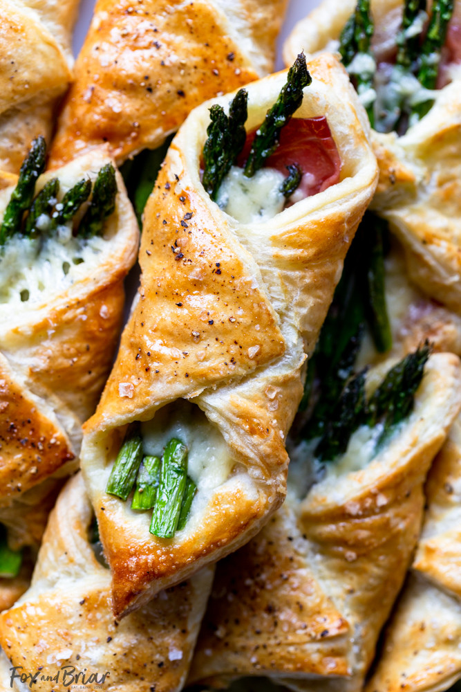 Puff Pastry Ideas Appetizers
 Prosciutto Asparagus Puff Pastry Bundles appetizer Fox