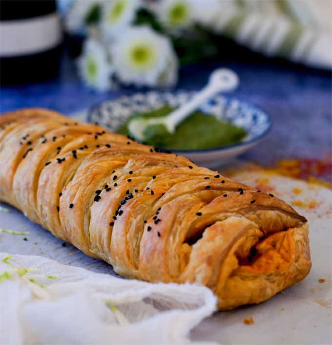 Puff Pastry Ideas Appetizers
 Achari paneer braided puff pastry recipe make ahead of