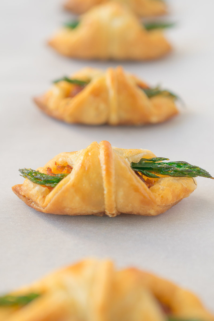 Puff Pastry Ideas Appetizers
 Asparagus Sun Dried Tomato Puff Pastry Bites