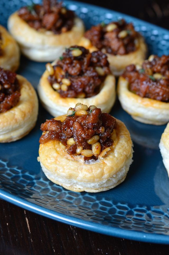 Puff Pastry Shells Recipes Appetizers
 Puff Pastry Shells with Chorizo Dates & Pine Nuts
