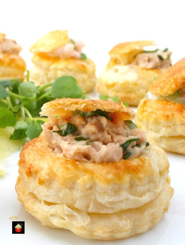 Puff Pastry Shells Recipes Appetizers
 Shrimp or Salmon Vol Au Vents Mini Puff Pastry Cups