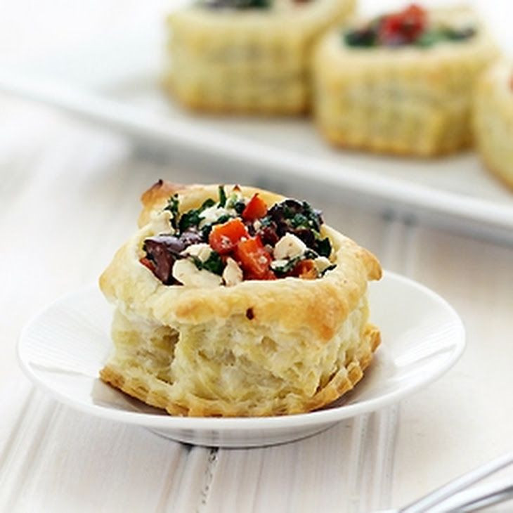 Puff Pastry Shells Recipes Appetizers
 Greek Puff Pastry Appetizers with Kalamata Olives