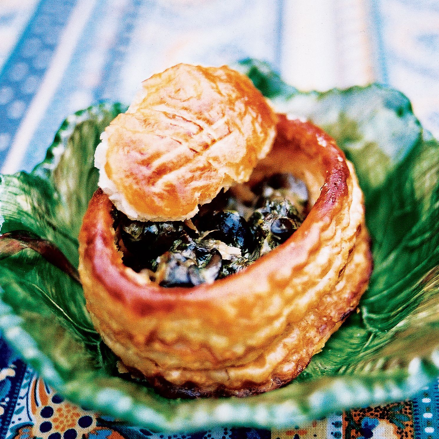 Puff Pastry Shells Recipes Appetizers
 Escargots in Herbed Cream Recipe in 2019