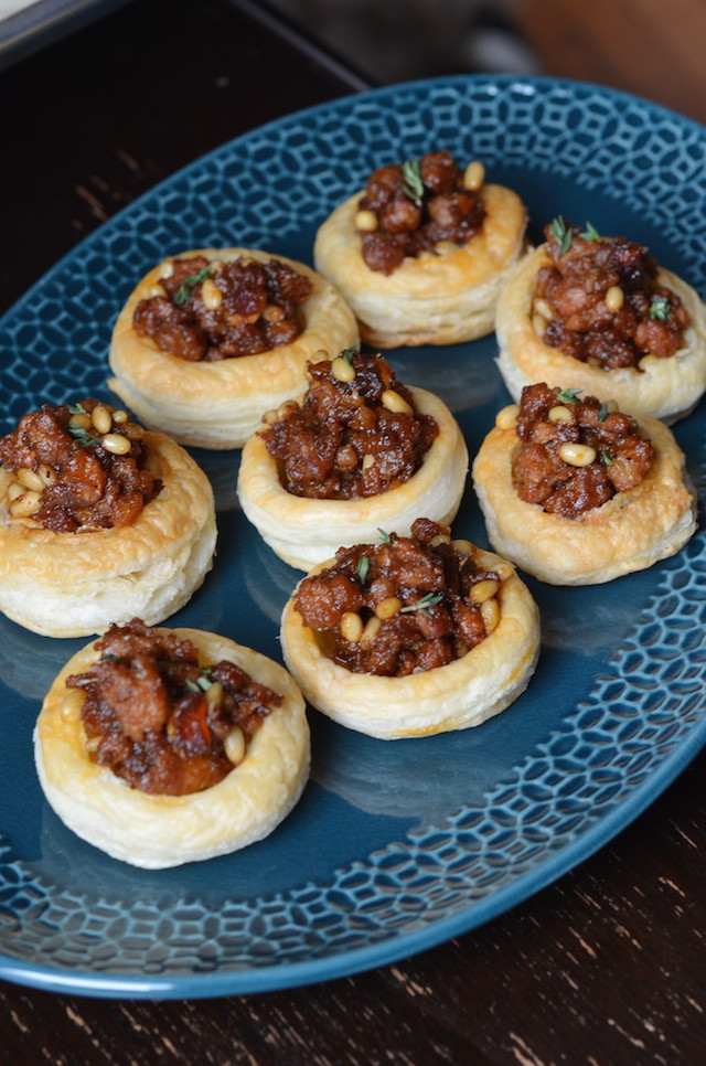 Puff Pastry Shells Recipes Appetizers
 Puff Pastry Shells with Chorizo Dates & Pine Nuts