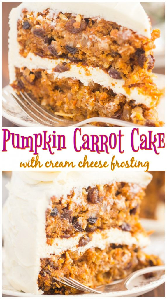 Pumpkin Carrot Cake
 Pumpkin Carrot Cake with Cream Cheese Frosting The Gold