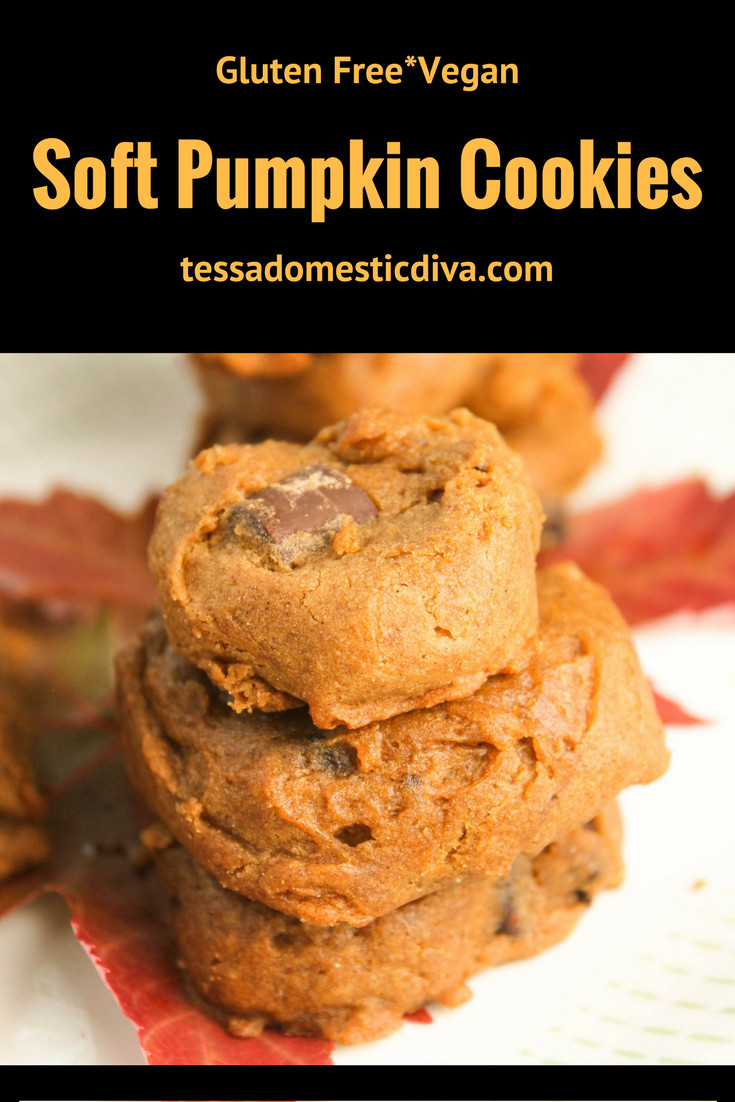 Pumpkin Cookies Vegan
 Soft Pumpkin Cookies – Gluten Free & Vegan