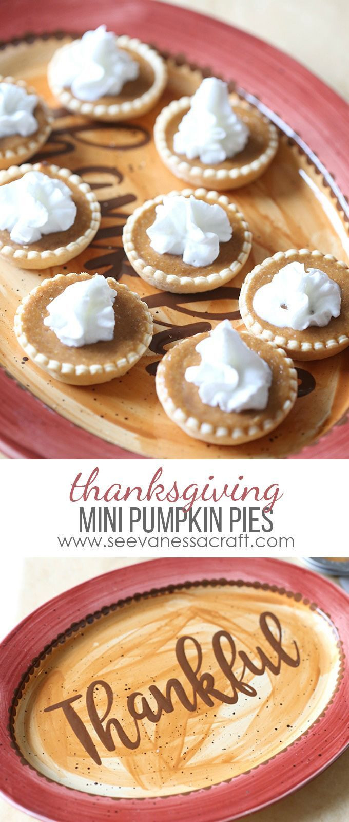 Pumpkin Pie Crafting Recipe
 Thanksgiving Muffin Tin Mini Pumpkin Pies Recipe