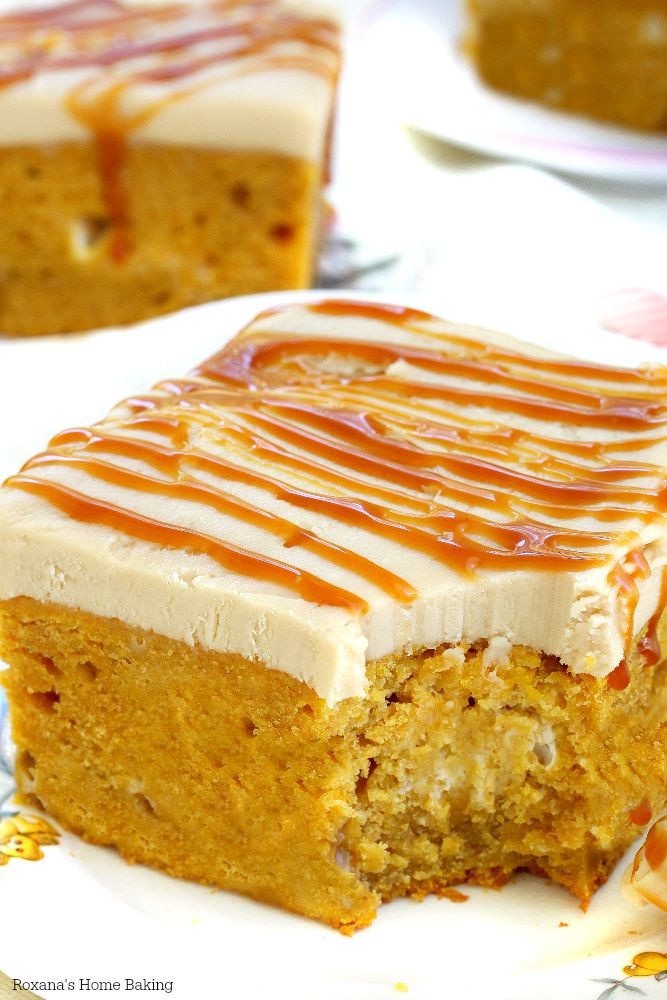 Pumpkin Poke Cake
 Pumpkin poke cake recipe