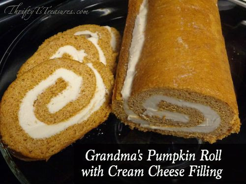 Pumpkin Roll Recipes With Cream Cheese Filling
 Easy To Make Pumpkin Roll With Cream Cheese Filling Page