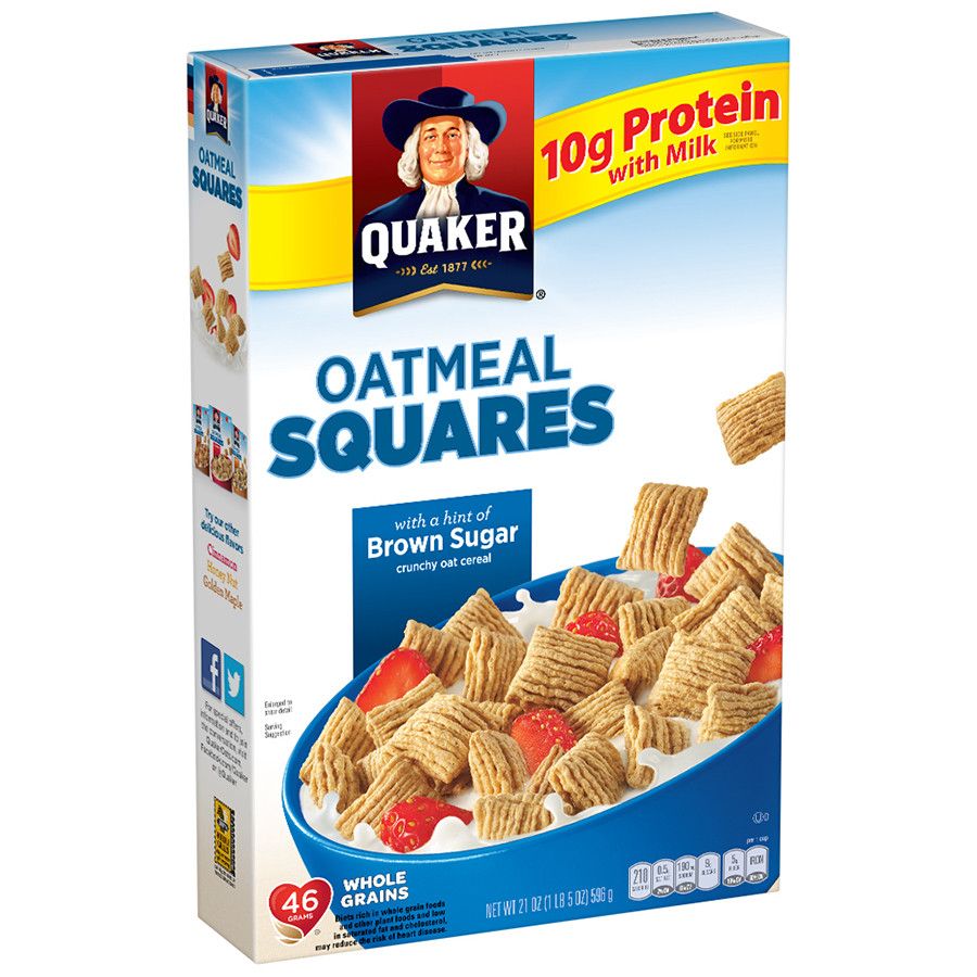 Quaker Oats Breakfast Squares
 Quaker Oat Squares Cereal Recipes