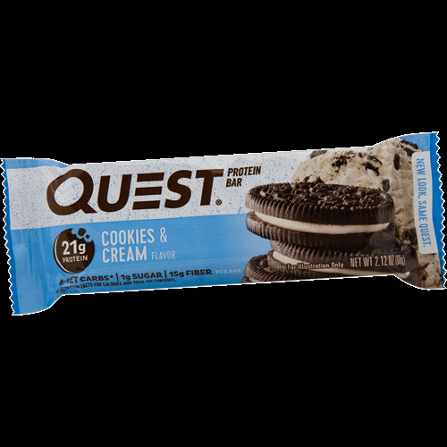 Quest Bar Cookies
 Quest Nutrition Quest Bar Cookies and Cream 12 Bars