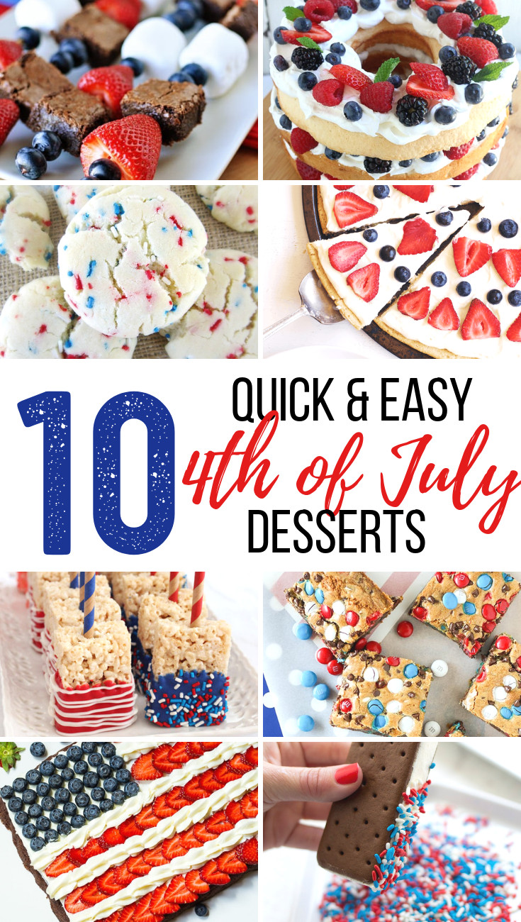 Quick 4Th Of July Desserts
 10 Quick and Easy 4th of July Desserts Creativity Jar