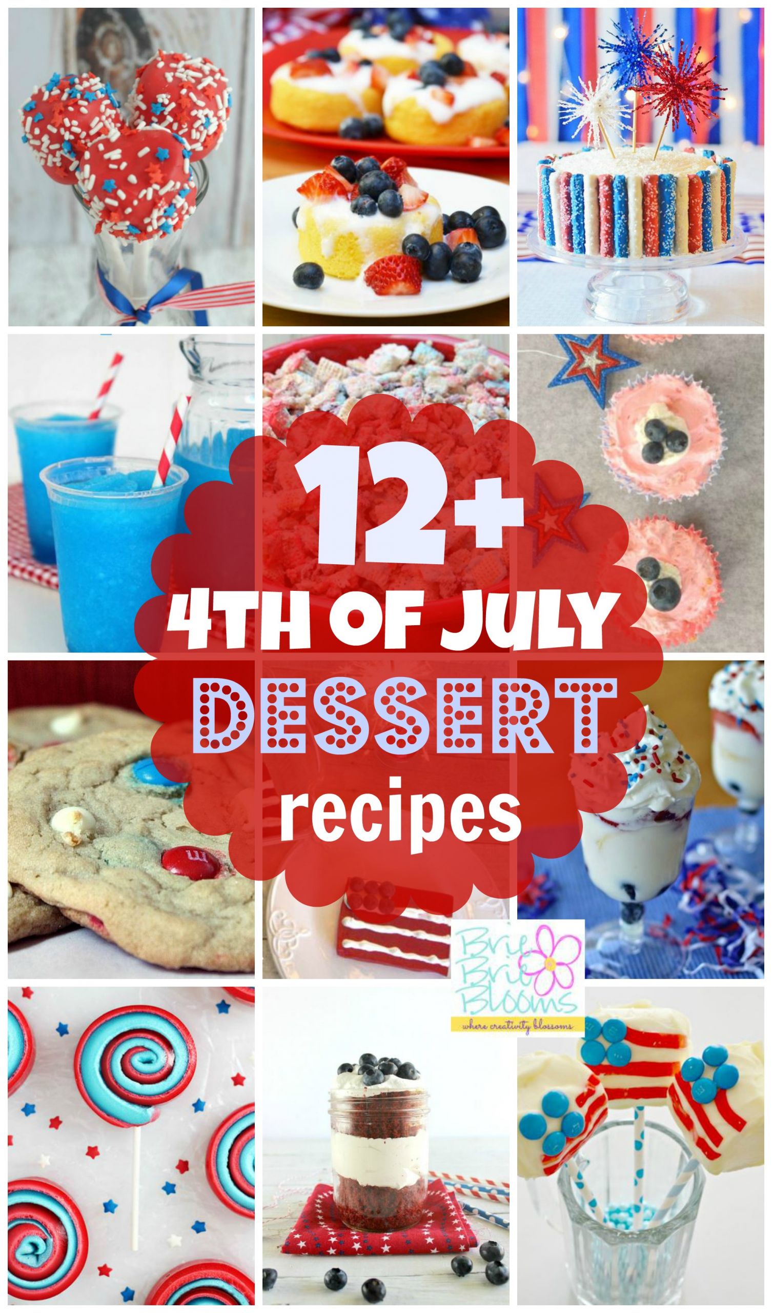 Quick 4Th Of July Desserts
 Fourth of July Dessert Recipes Brie Brie Blooms