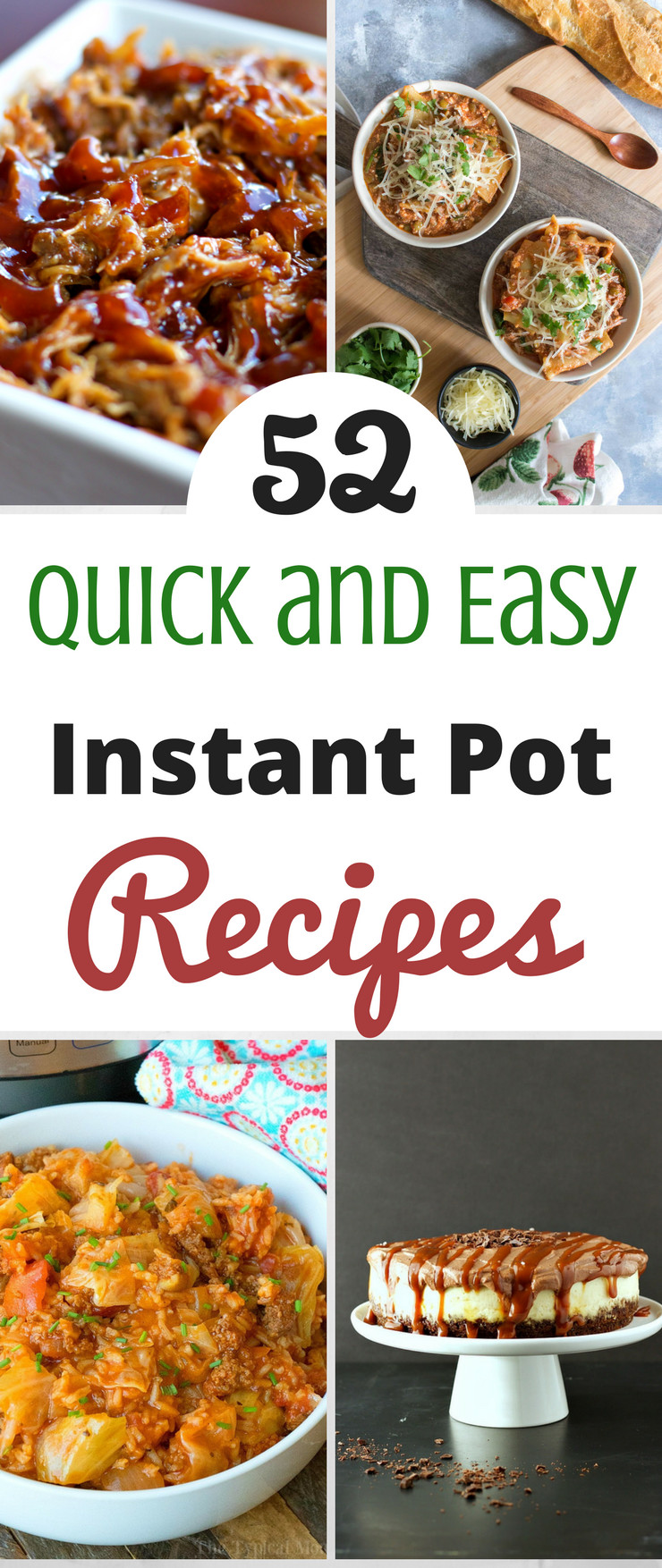 Quick And Easy Instant Pot Recipes
 52 Quick and Easy Instant Pot Recipes SlickHousewives
