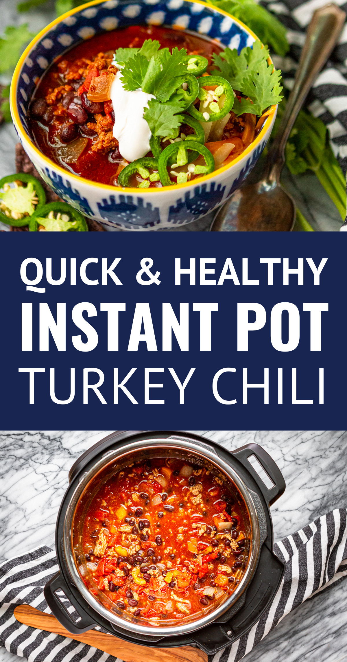 Quick And Easy Instant Pot Recipes
 Quick & Healthy Instant Pot Turkey Chili this simple