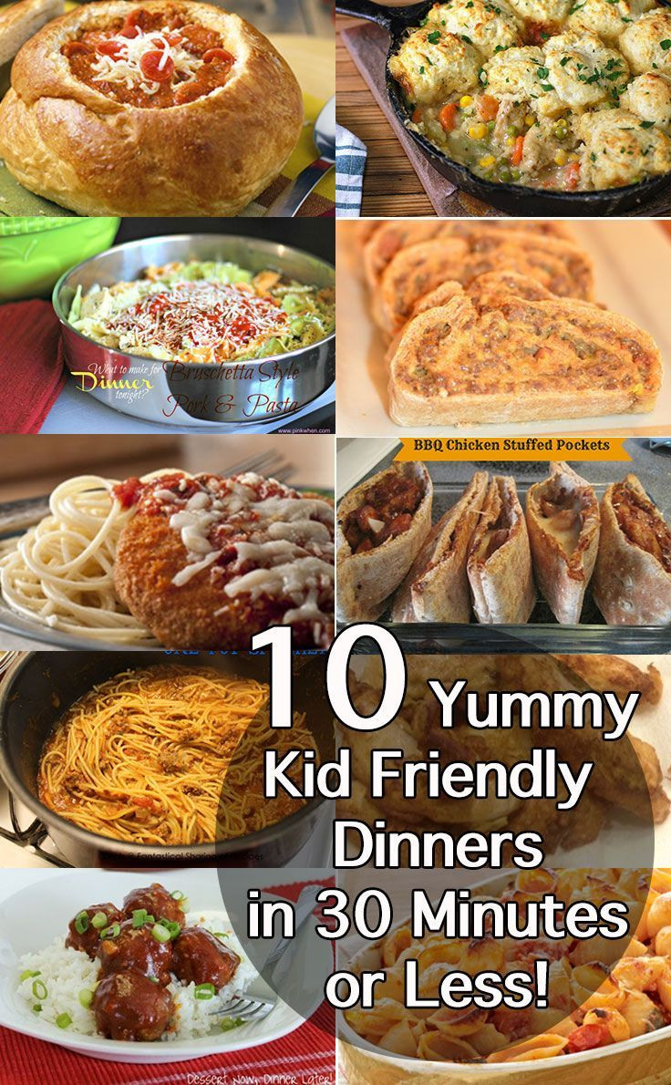 Quick Easy Kid Friendly Dinners
 183 best Quick and Easy Dinner Ideas images on Pinterest
