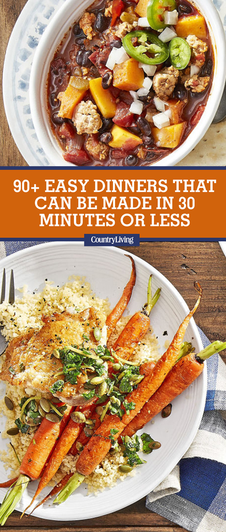 Quick Simple Dinner Ideas
 95 Quick and Easy Dinners Best Recipes for 30 Minute Meals