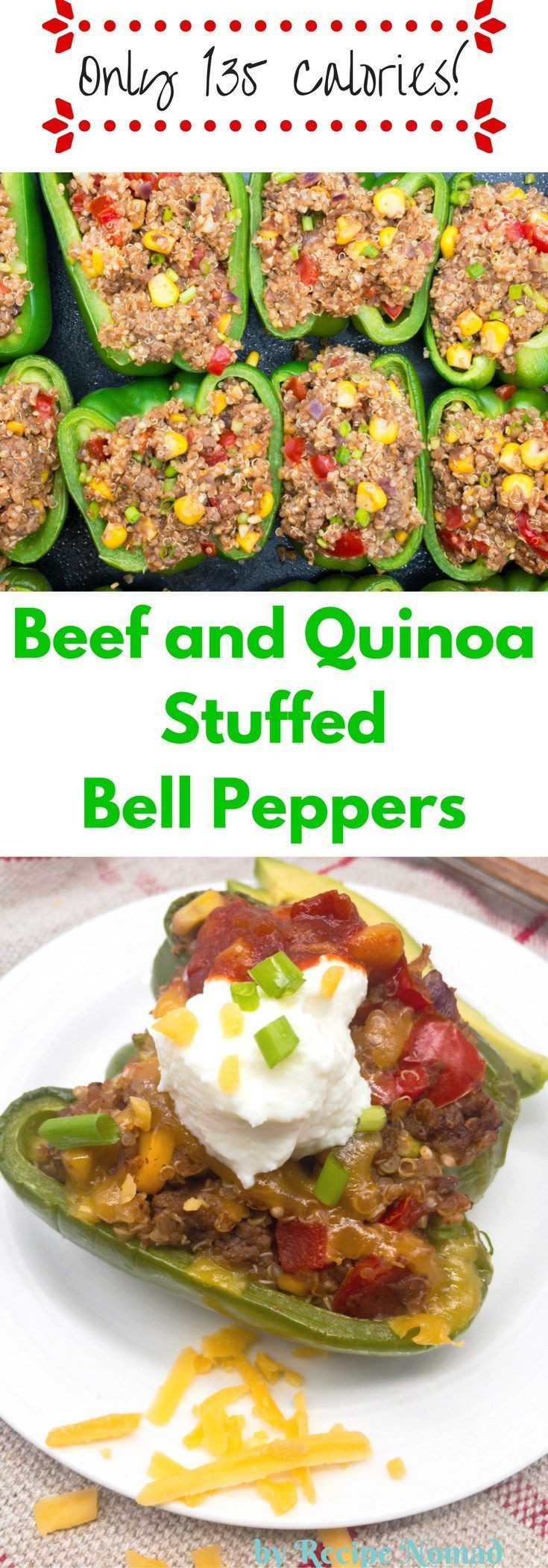 Quinoa And Beef Stuffed Peppers
 Low Calorie Beef Quinoa Stuffed Bell Peppers