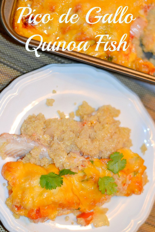 Quinoa And Fish
 Quick and Healthy Pico de Gallo Quinoa Fish Recipe