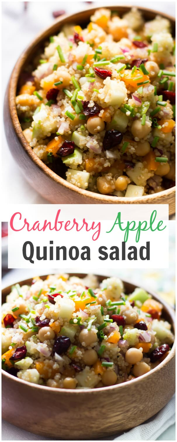 Quinoa Cranberry Salad
 Cranberry Apple Quinoa Salad Primavera Kitchen