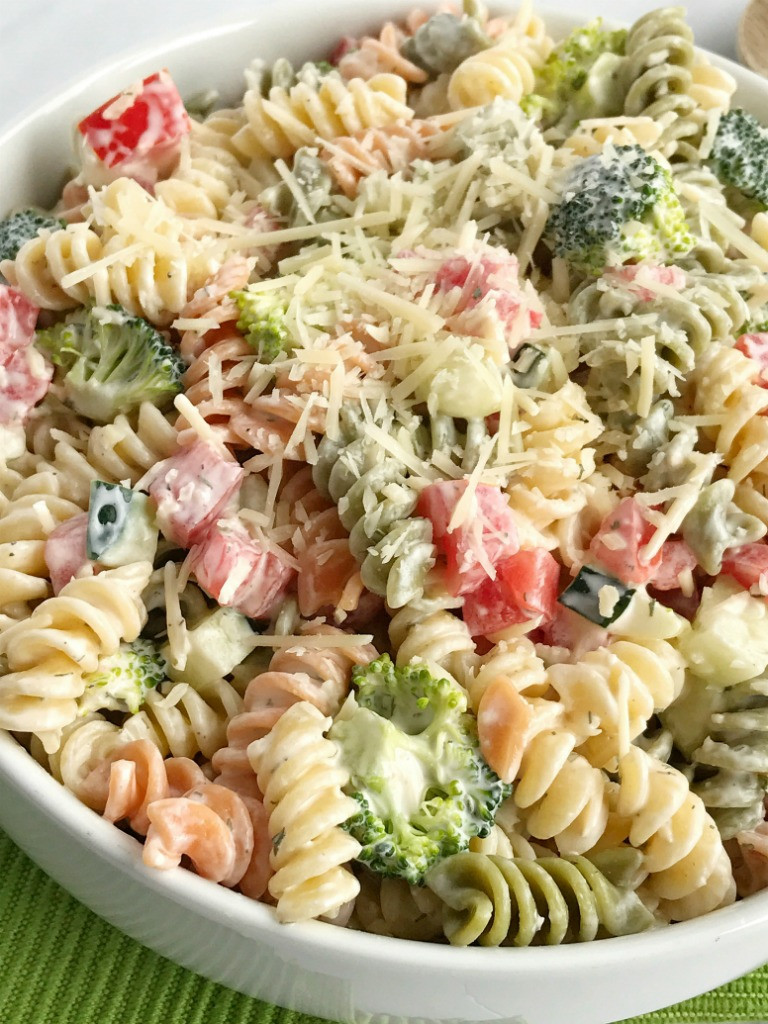 Ranch Macaroni Salad
 Ranch Pasta Salad To her as Family