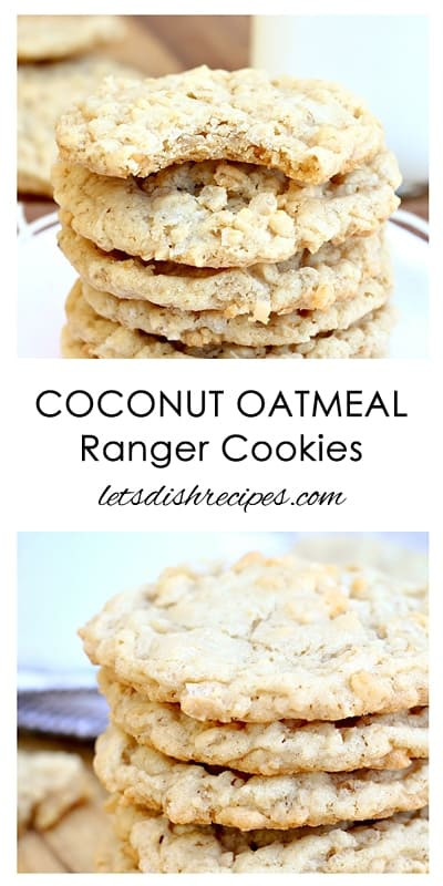 Ranger Cookies Recipe
 Oatmeal Coconut Ranger Cookies