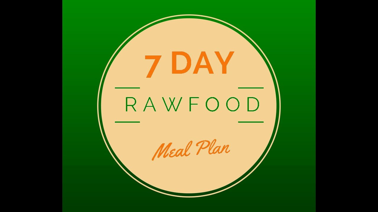 Raw Food Diet Plan For Weight Loss
 Raw Food Weight Loss Diet Free 7 Day Meal Plan & Recipes