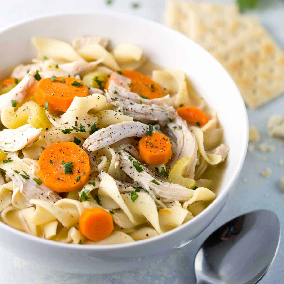 Recipe Chicken Soup
 Easy Slow Cooker Chicken Noodle Soup Recipe