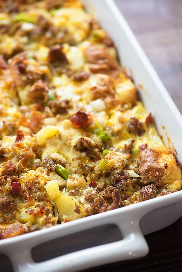 Recipe For Breakfast Casserole With Sausage
 Breakfast Casserole Recipe with bacon and sausage