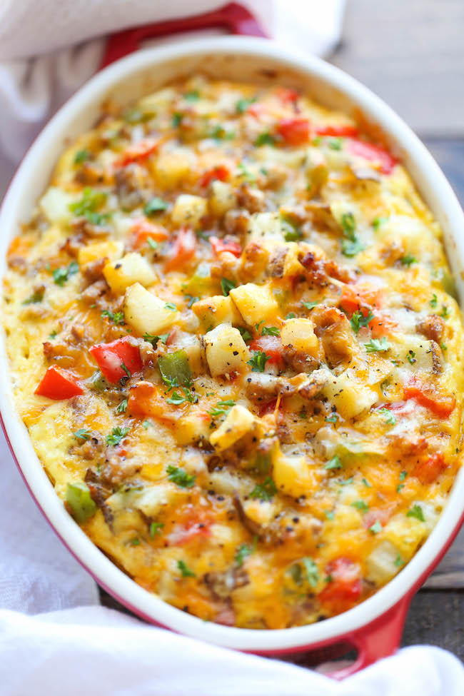 Recipe For Breakfast Casserole With Sausage
 Potato and Sausage Breakfast Casserole