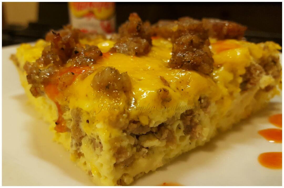 Recipe For Breakfast Casserole With Sausage
 Sausage Egg and Cheese Breakfast Casserole Julias Simply