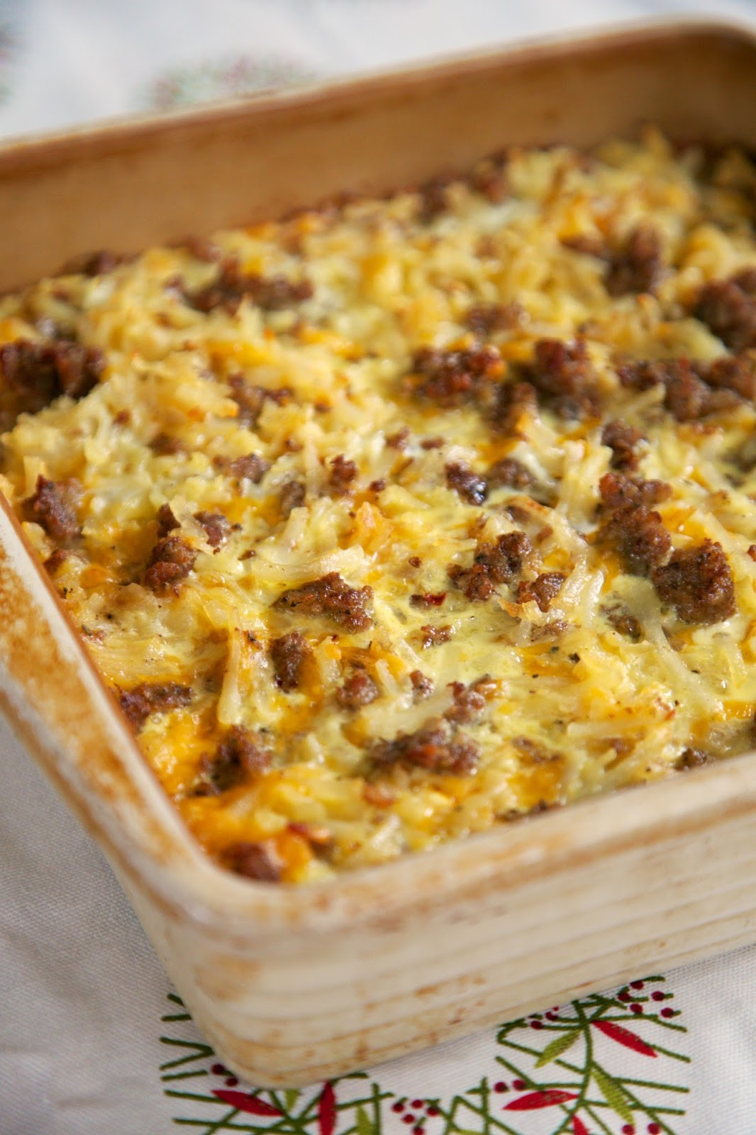 Recipe For Breakfast Casserole With Sausage
 Sausage Hash Brown Breakfast Casserole