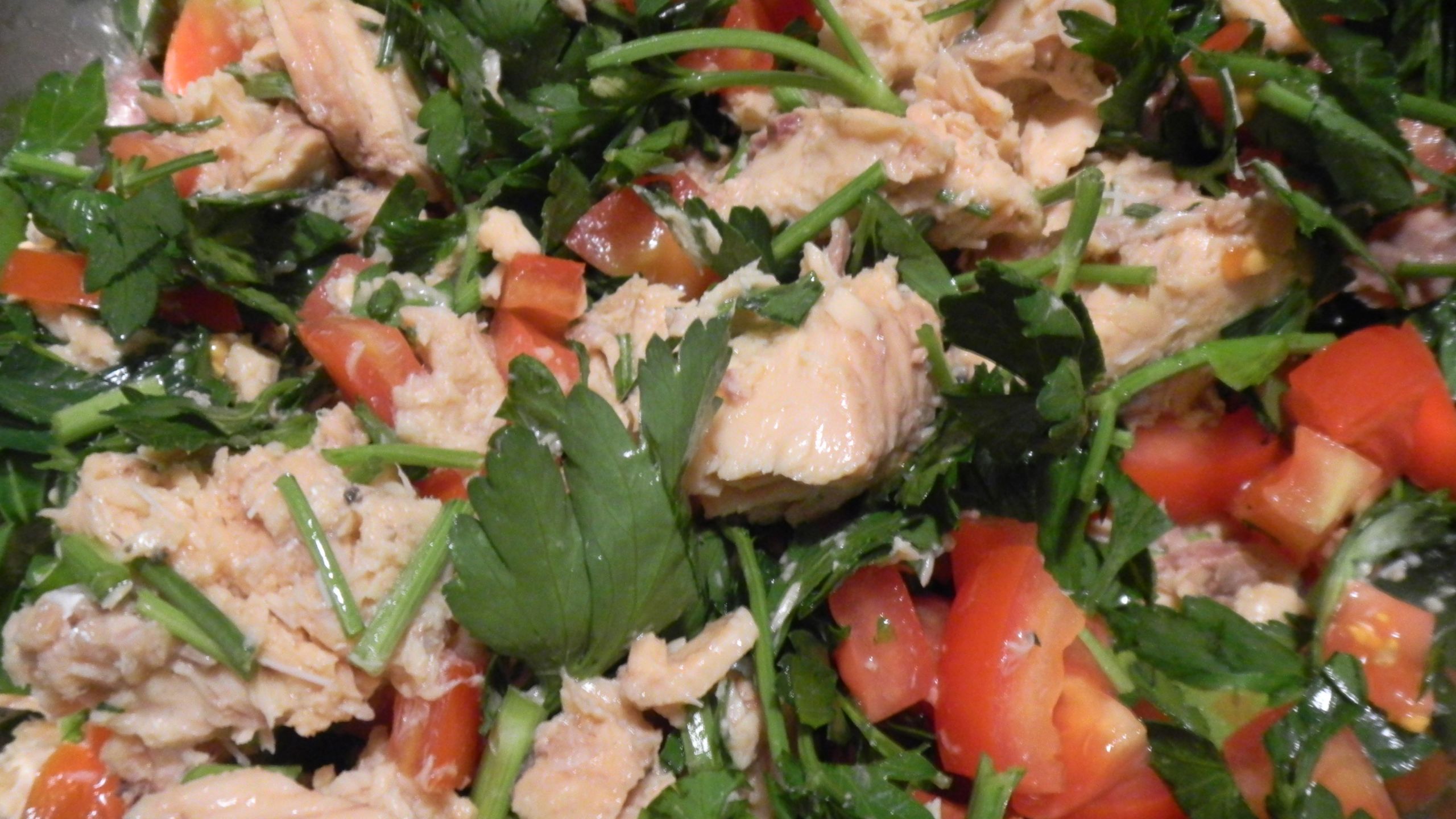 Recipe For Salmon Salad
 Easy canned salmon salad with parsley