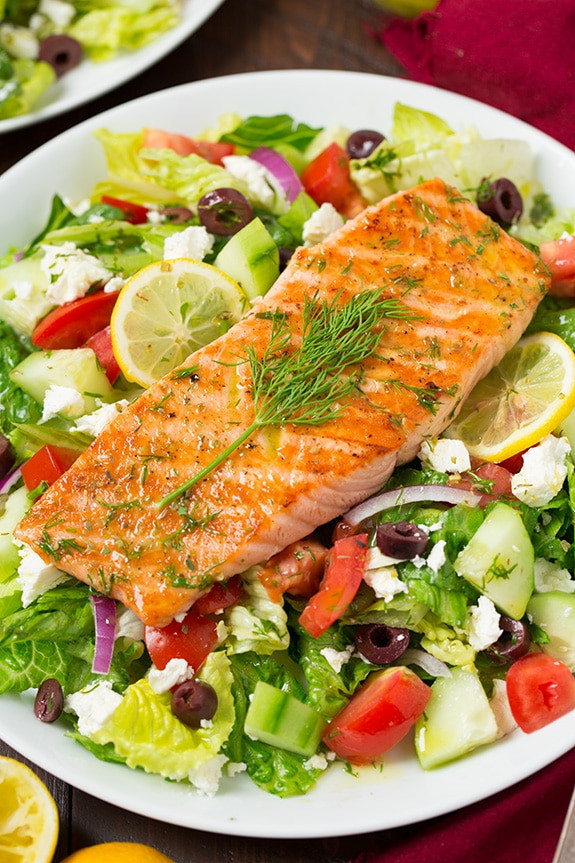 Recipe For Salmon Salad
 Greek Salmon Salad Cooking Classy