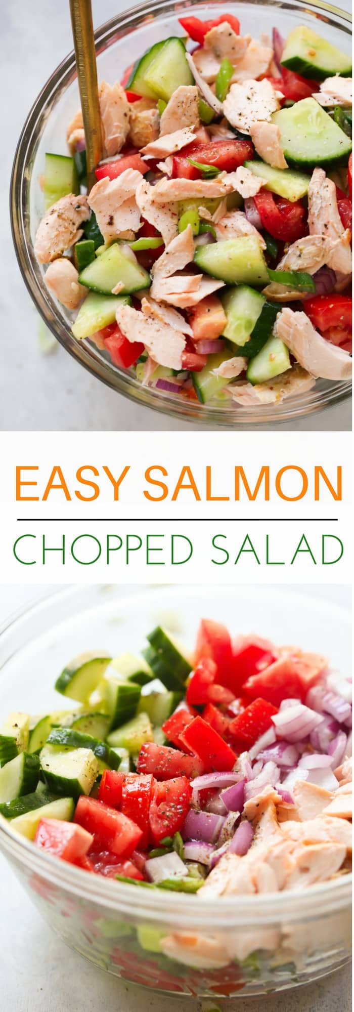 Recipe For Salmon Salad
 Salmon Chopped Salad Recipe Primavera Kitchen
