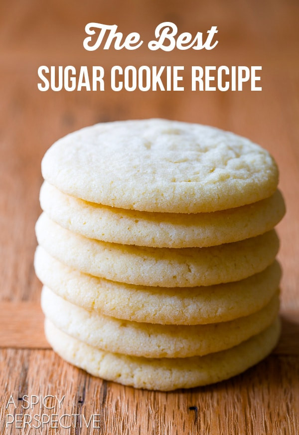Recipe Sugar Cookies
 Best Sugar Cookie Recipe VIDEO A Spicy Perspecve