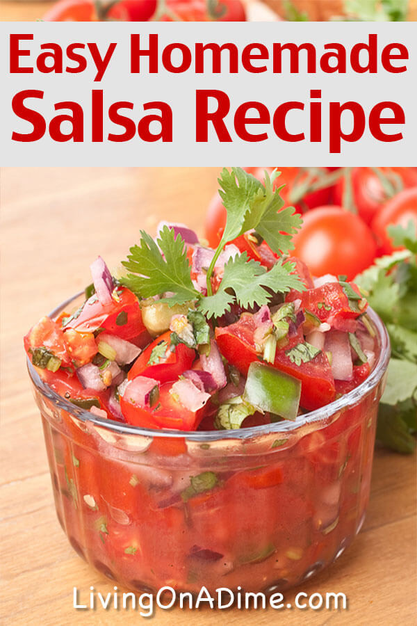 Recipe Using Salsa
 Homemade Salsa Recipe Fresh Salsa Is A Great Use For