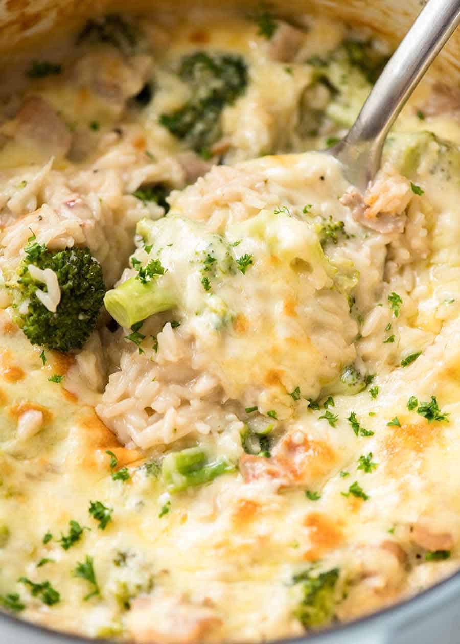 Recipes Chicken Rice Casserole
 e Pot Chicken Broccoli Rice Casserole