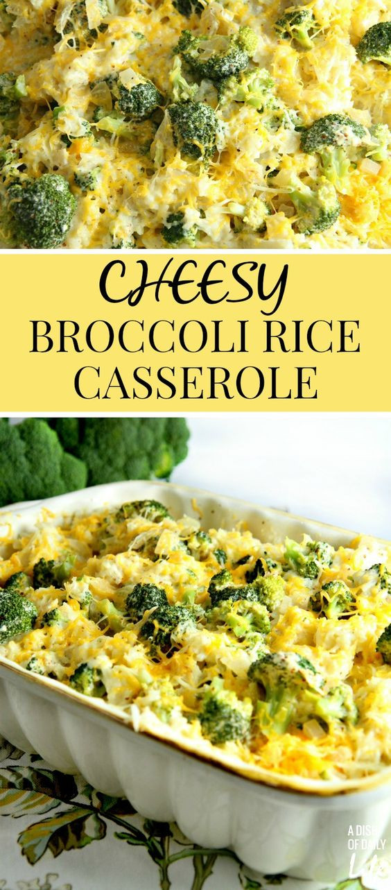 Recipes For Broccoli Rice Casserole
 Cheesy Broccoli Rice Casserole Recipe Cucina de Yung