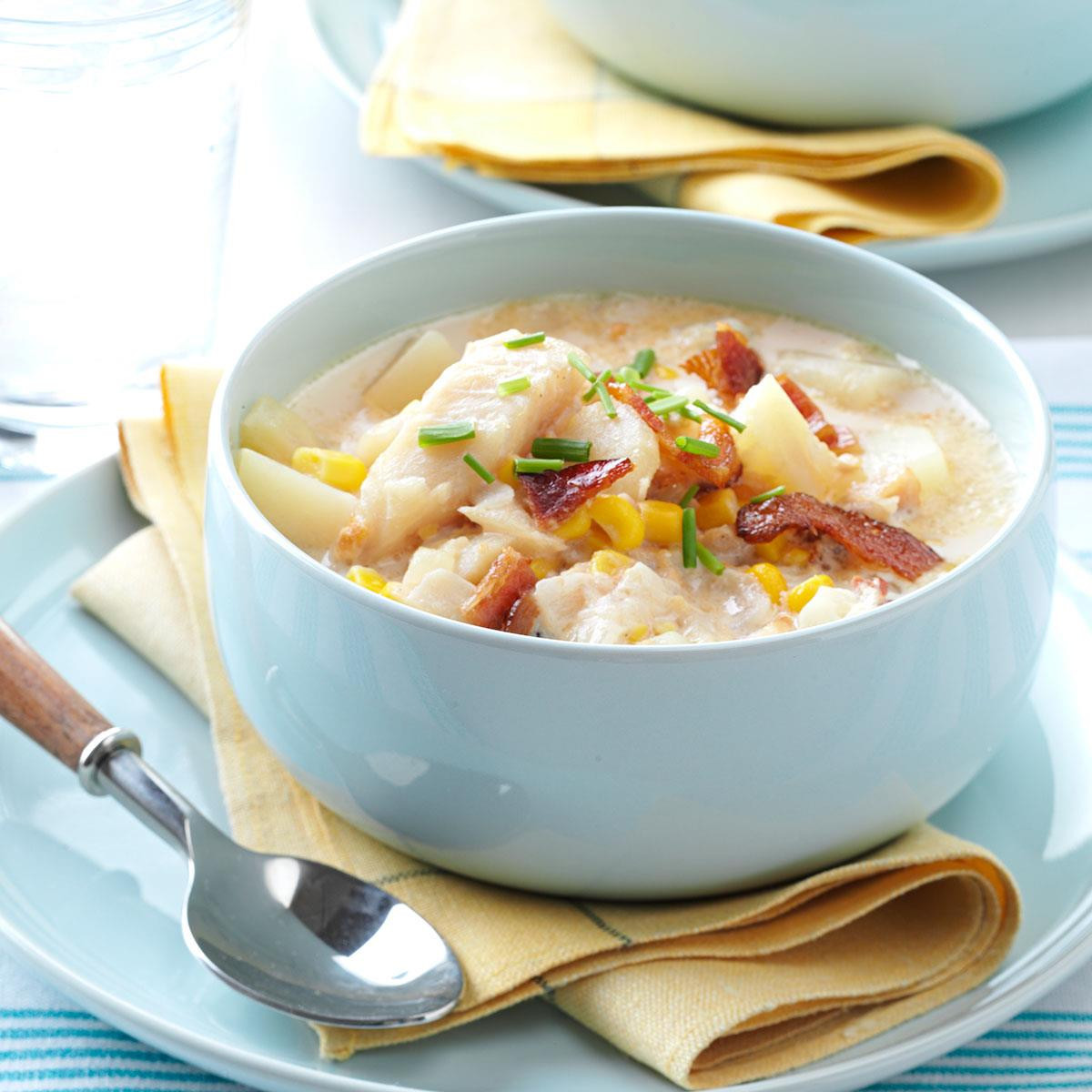 Recipes For Fish Chowder
 Country Fish Chowder Recipe