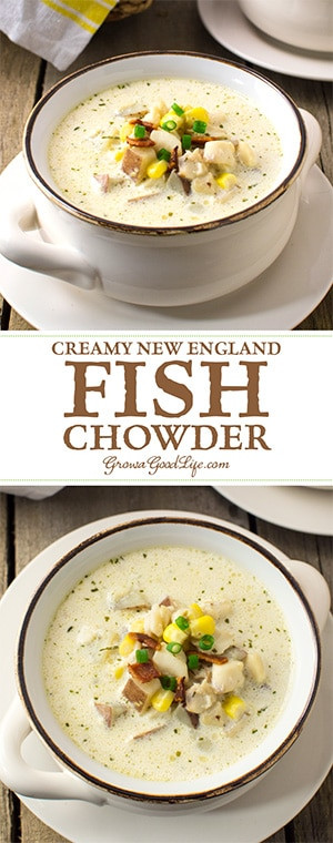 Recipes For Fish Chowder
 Creamy New England Fish Chowder
