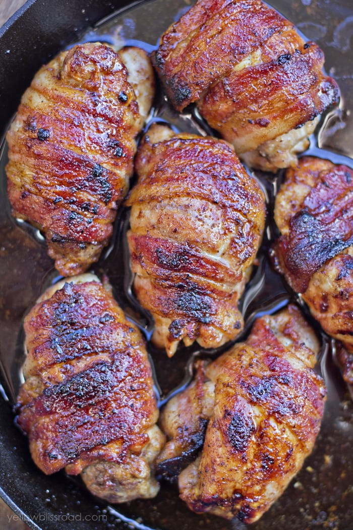 Recipes Using Chicken Thighs
 Bacon Wrapped Ginger Soy Chicken