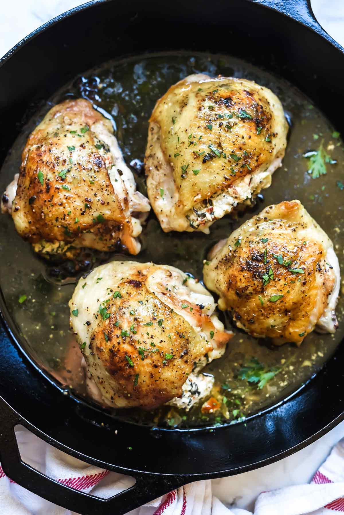 Recipes Using Chicken Thighs
 Stuffed Chicken Thighs with Spinach and Goat Cheese