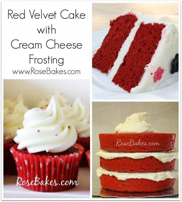 Red Velvet Cake Cream Cheese Frosting
 Red Velvet Cake with Cream Cheese Buttercream