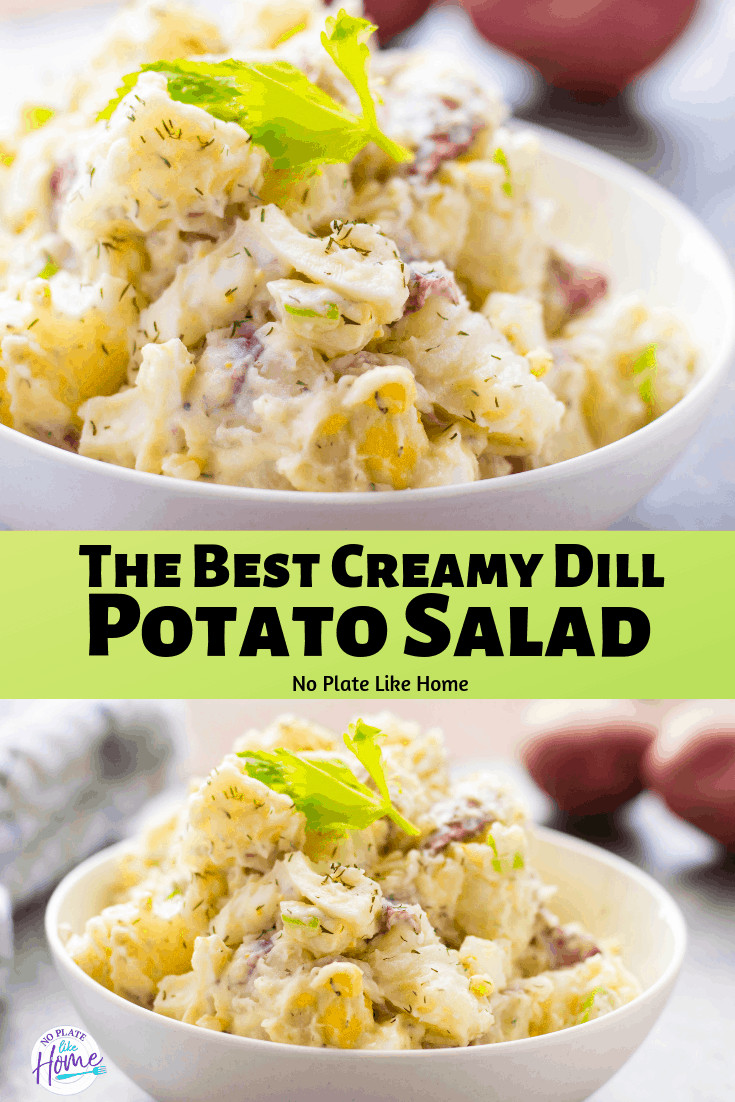 Redskin Potato Salad
 Best Creamy Dill Red Skin Potato Salad No Plate Like Home