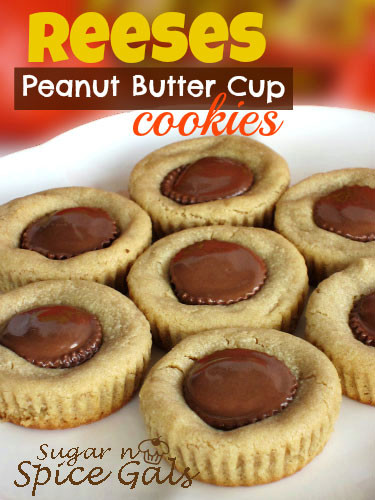 Reese Peanut Butter Cup Cookies Recipe
 Reese s Peanut Butter Cup Cookies Sugar n Spice Gals