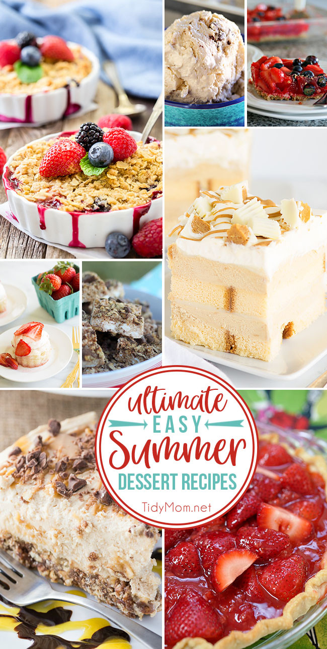 Refreshing Summer Desserts
 Ultimate Easy Summer Dessert Recipes